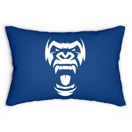 Angry Gorilla Furious Silverback Lumbar Pillow