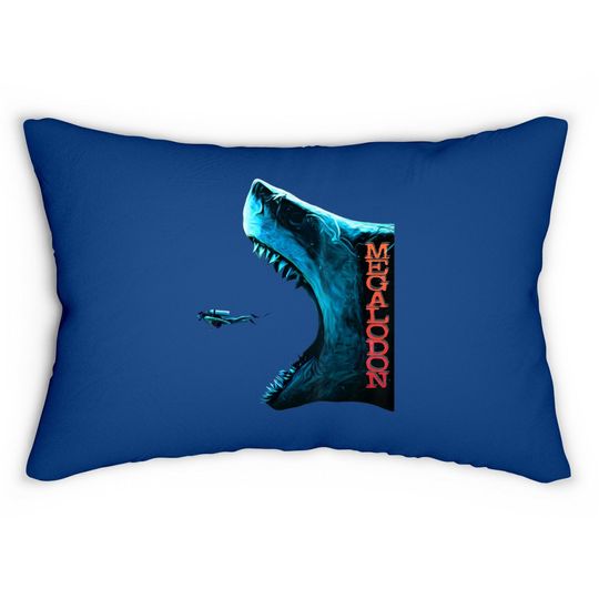 Megalodon Primeval Shark Dorsal Fin Lumbar Pillowth Lumbar Pillow