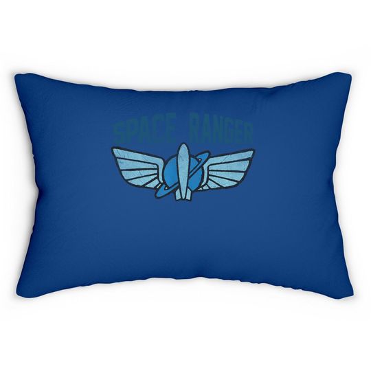 Space Ranger Star Command Logo Lumbar Pillow