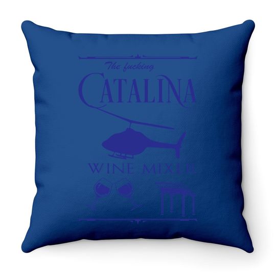 Catalina Mixer Wine Throw Pillow