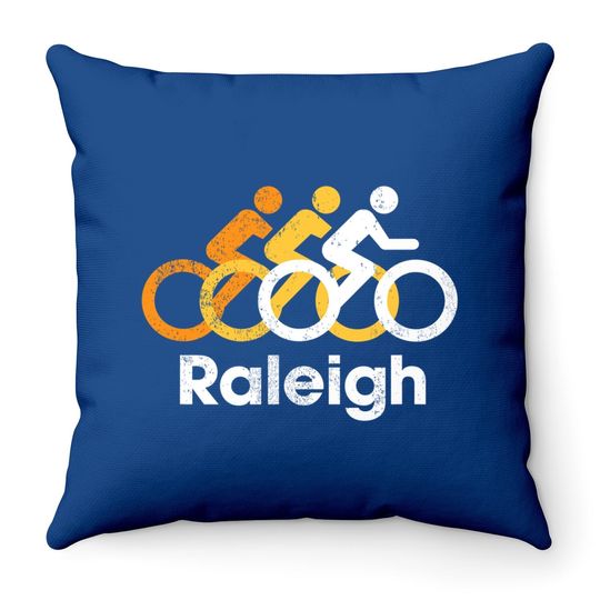 Bike Raleigh Throw Pillow