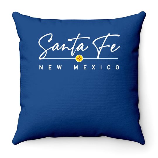 Santa Fe, New Mexico Throw Pillow