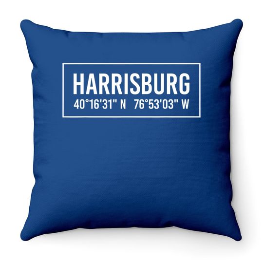 Harrisburg Pa Pennsylvania Throw Pillow