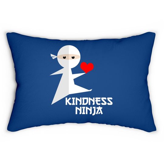 Kindness Ninja Lumbar Pillow