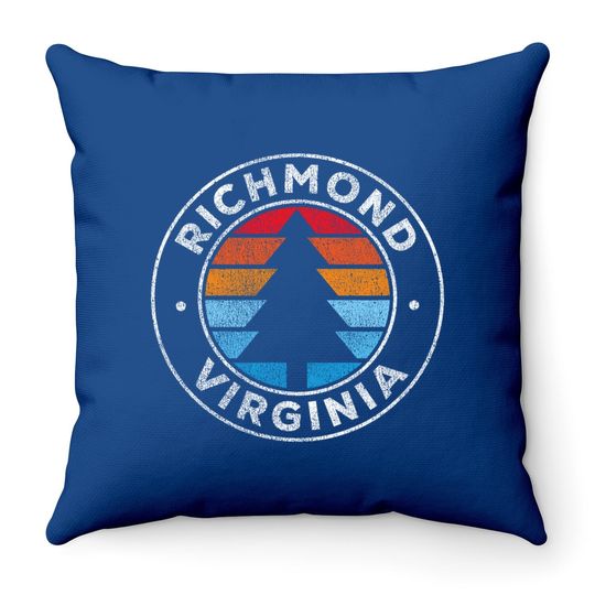 Richmond Virginia Throw Pillow