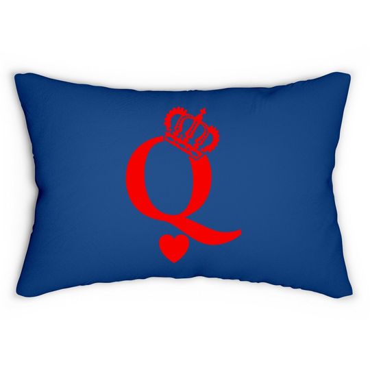 Queen Of Hearts Lumbar Pillow