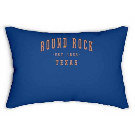 Round Rock Texas Hometown Lumbar Pillow