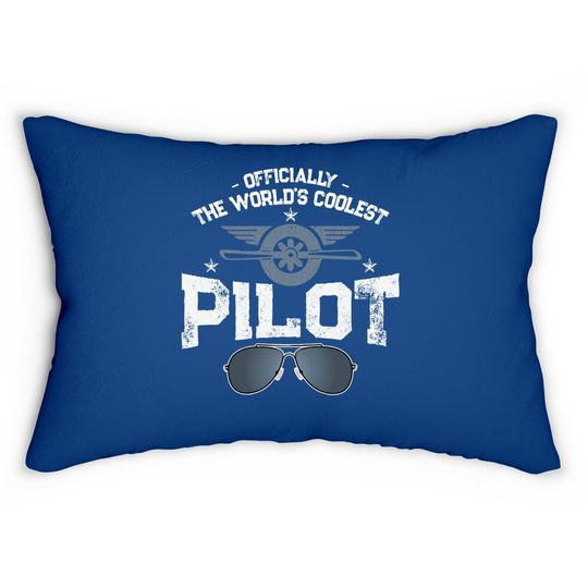 ly The World's Coolest Pilot Civil Aviation Flight Lumbar Pillow