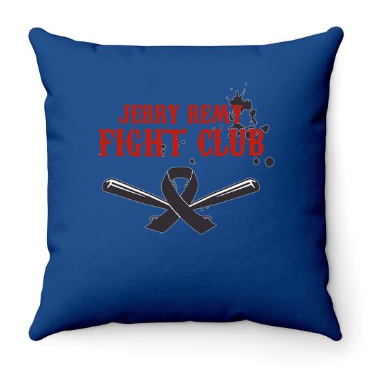 Jerry Remy Fight Club Throw Pillow