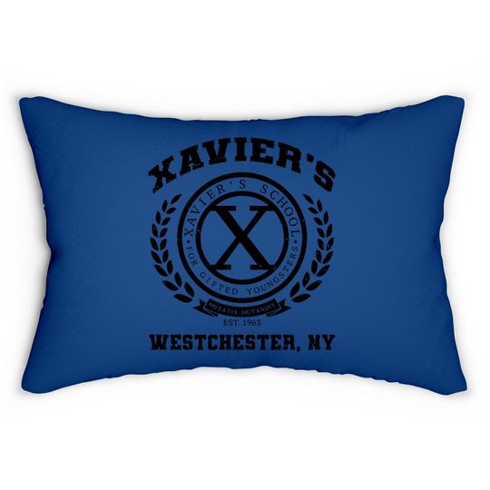 Xavier's School For Gifted Youngsters - Vintage Lumbar Pillow