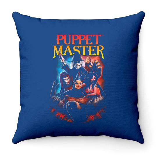 Puppet Master Bodega Bay Nightmare Halloween Throw Pillow
