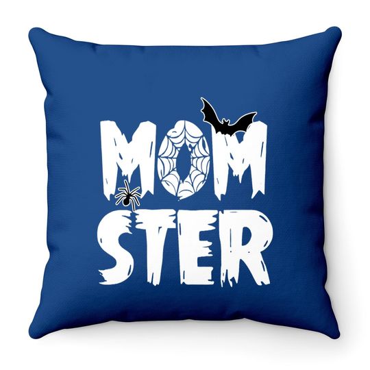 Momster-momster Halloween Throw Pillow