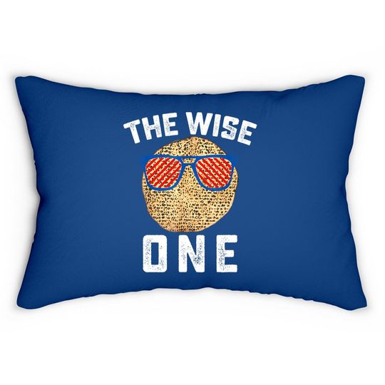 The Wise One Jewish Pesach Matzo Jew Holiday Lumbar Pillow