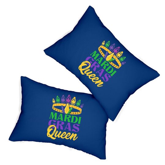 Costume Carnival Gift Queen Mardi Gras Lumbar Pillow