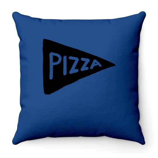 Pizza Party Graphic Throw Pillow