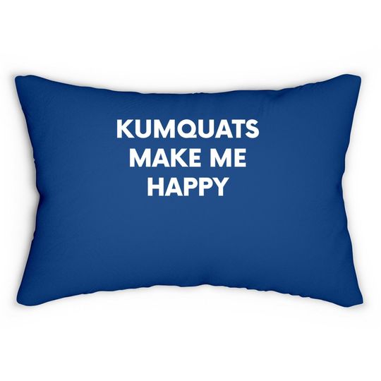 Kumquat Food Fruit Lover Humor Lumbar Pillow