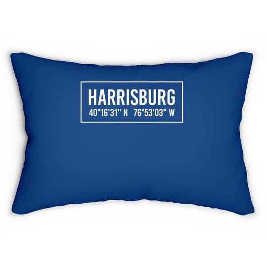 Harrisburg Pa Pennsylvania Lumbar Pillow