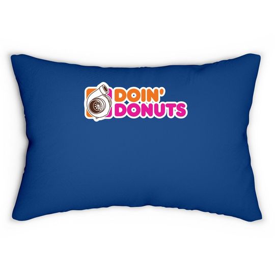 Doin' Donuts Racing & Drift Car Lumbar Pillow