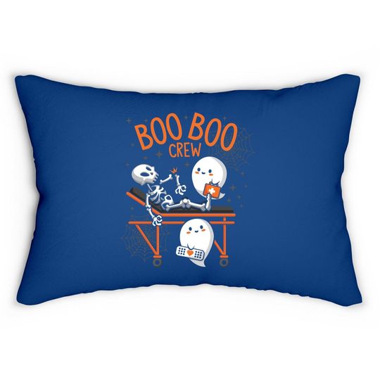 Boo Boo Crew Ghost Doctor Paramedic Lumbar Pillow