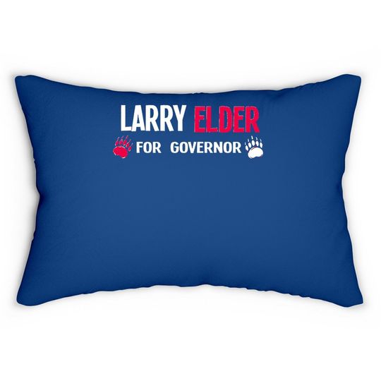Larry Elder For California Governor Lumbar Pillow
