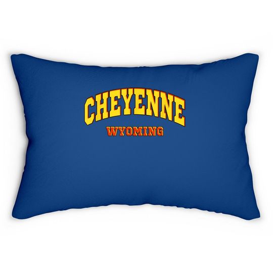 Cheyenne State Of Wyoming Lumbar Pillow