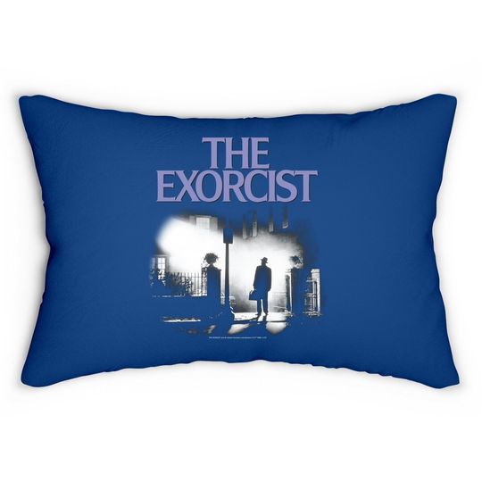 The Exorcist Purple Logo Lumbar Pillow