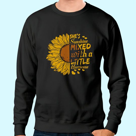 Cicy Bell Cute Sunflower Graphic Sweatshirt