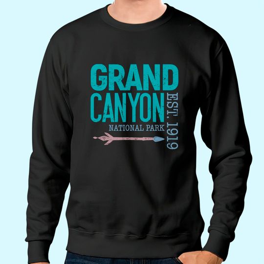 Grand Canyon National Park Retro Souvenir Sweatshirt