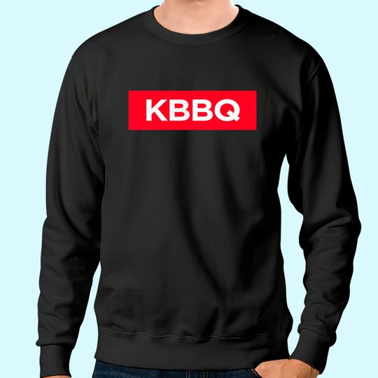 Korean Barbecue KBBQ BBQ Box Red Logo Asian Food Lover Spicy Sweatshirt