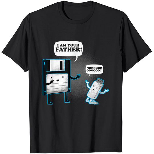 "I am your father" Floppy Disk & USB funny shirt