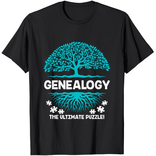 Genealogy The Ultimate Puzzle Family History T-Shirt