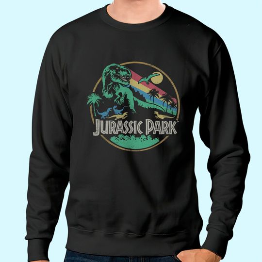 Retro Jurassic Park Darken  Sweatshirt