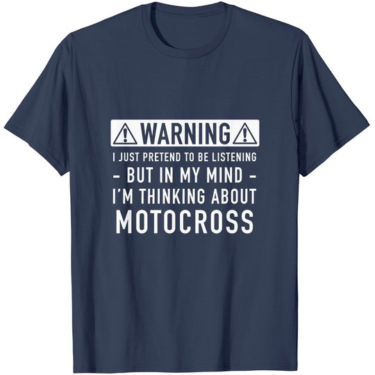Motocross Warning T-shirt