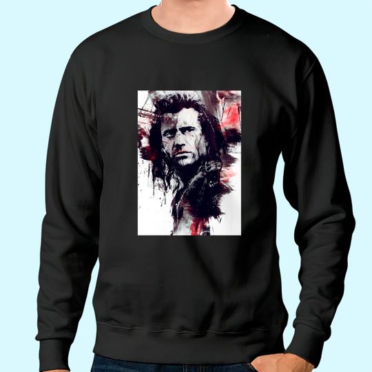 William Wallace Braveheart Movie Artwork Unisex Sweatshirt