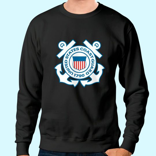 U.S. Coast Guard Veteran Men's Quick-Drying Sweatshirt