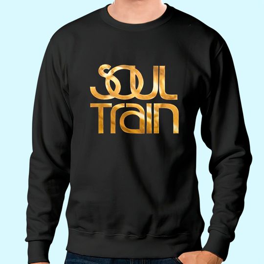 JIANGMUYA Men's Soul Train Gold Logo Sweatshirt