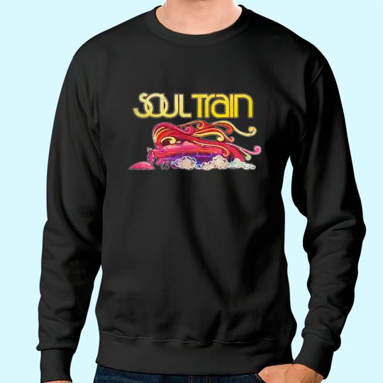 JIANGMUYA Men's Soul Train Art Logo Sweatshirt