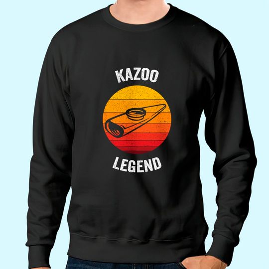 Kazoo Legend Vintage Musical Instrument Sweatshirt