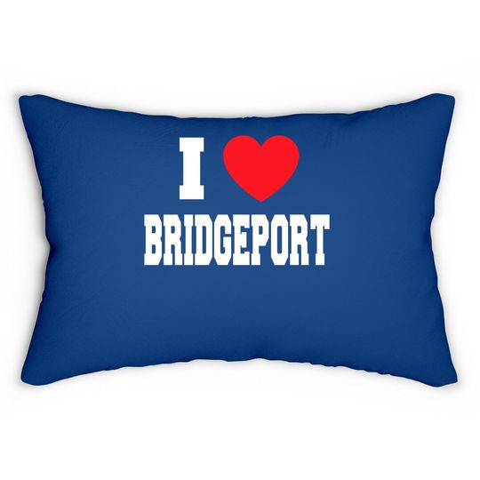 I Love Bridgeport Lumbar Pillow