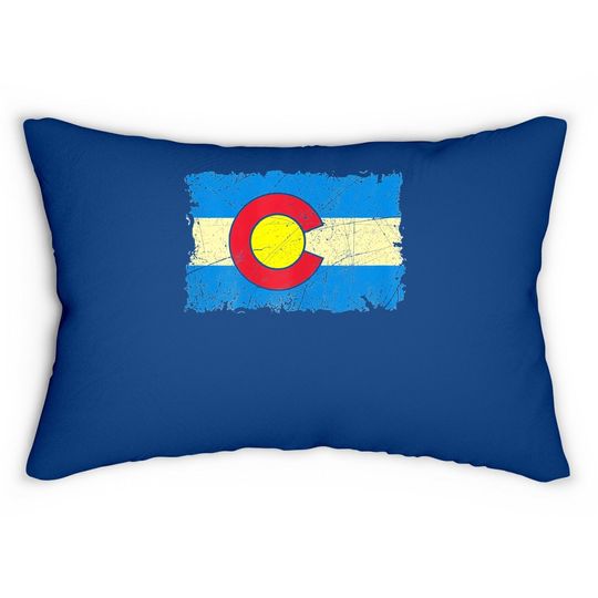 Colorado State Flag Lumbar Pillow