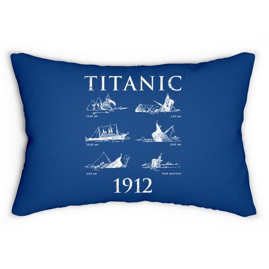 Titanic Remembrance Day Titanic Sinking Lumbar Pillow