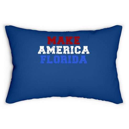 Make America Florida Lumbar Pillow