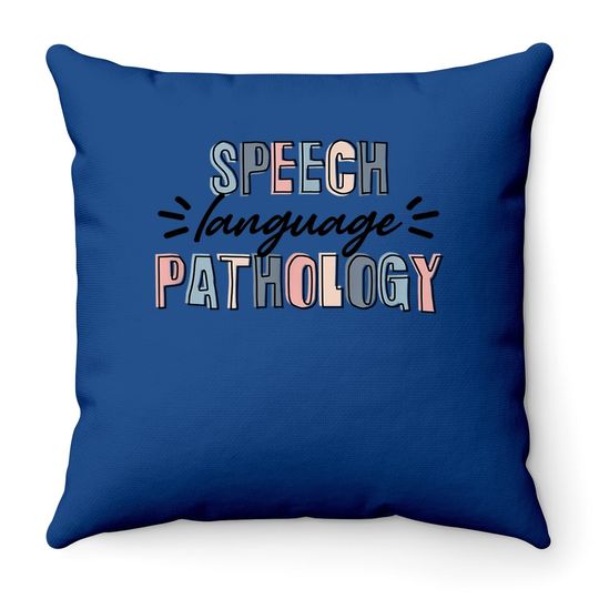 Speech Language Pathology Throw Pillow