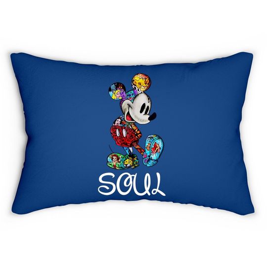 Matching Couple Disney Soul Mate Mickey Mouse Lumbar Pillow