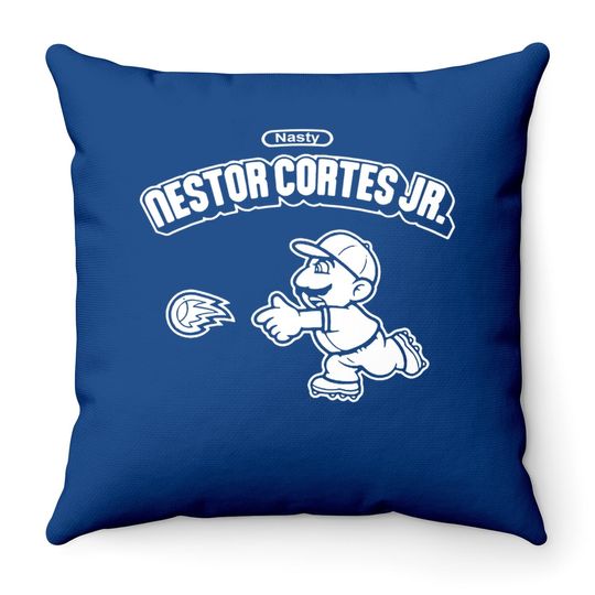 Nestor-cortes-jr Throw Pillow