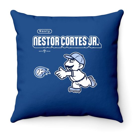 Nestor-cortes-jr Throw Pillow