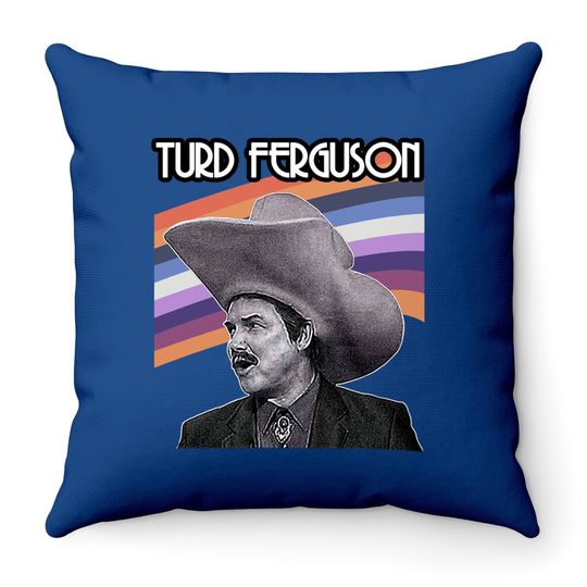 Turd Ferguson Celebrity Jeopardy Retro Throw Pillow