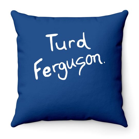 Donkey Throw Pillow Turd Ferguson Funny 90s Throw Pillow