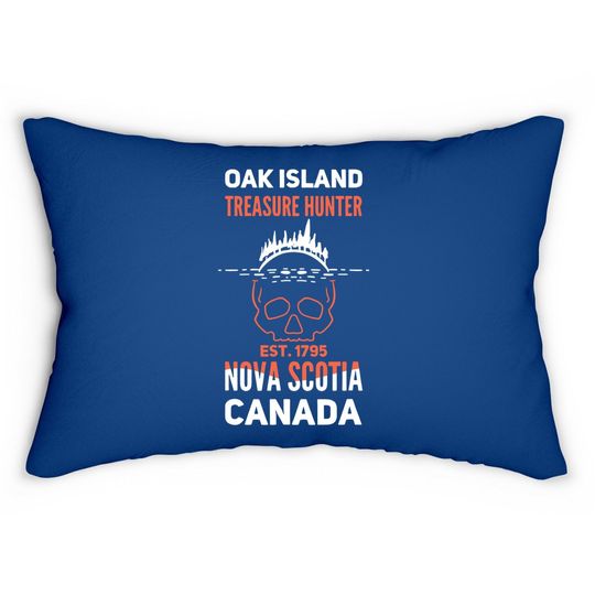 Oak Island Nova Scotia Canada I Money Pit I Treasure Hunt Lumbar Pillow