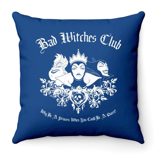 Disney Villains Bad Witches Club Group Throw Pillow